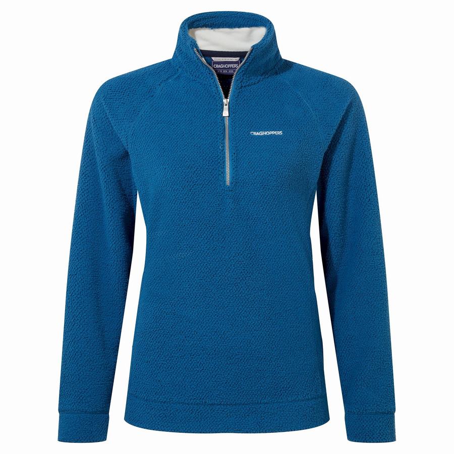 Chandails Craghoppers Lilian Half Zip Femme Bleu | HAM1325TL