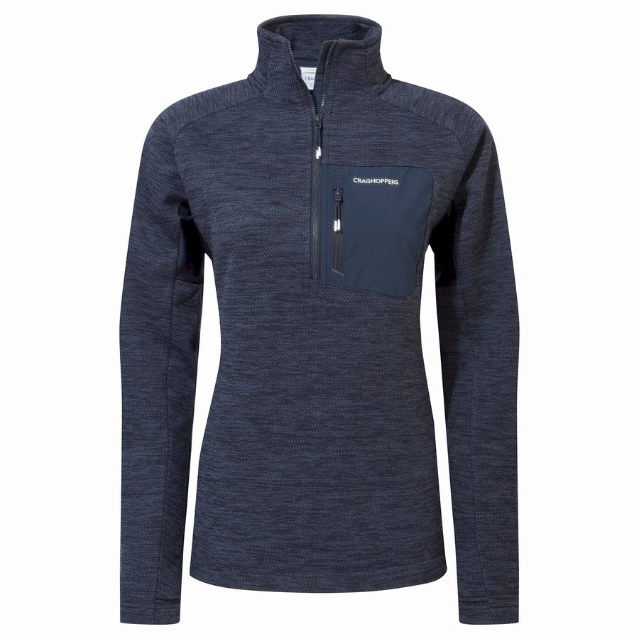 Chandails Craghoppers Trina Half Zip Femme Bleu Bleu Marine | OHH8435SR