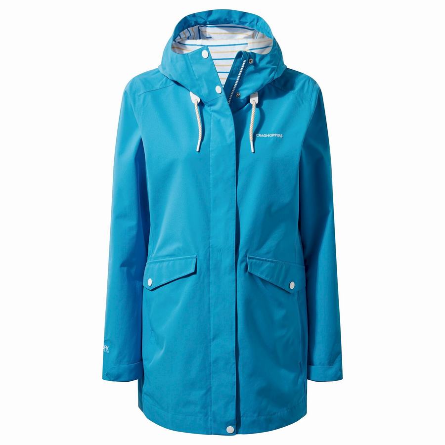Vestes Craghoppers Imperméables Salia Femme Bleu Marine Bleu | CEU589XS