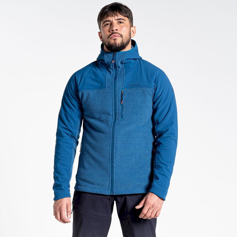 Chandails Craghoppers Abrigo Encapuchonné Homme Bleu Marine Bleu | TBP311QU