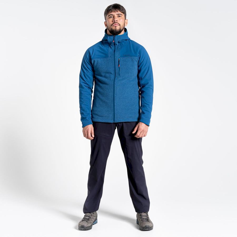 Chandails Craghoppers Abrigo Encapuchonné Homme Bleu Marine Bleu | TBP311QU