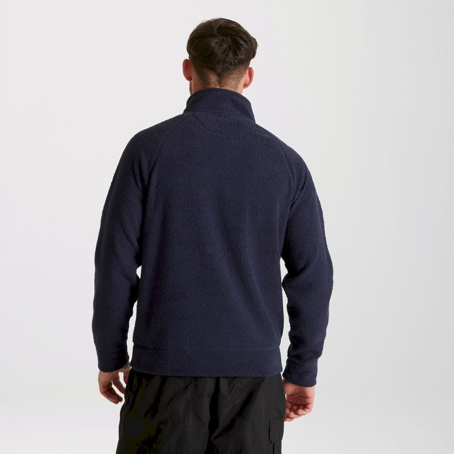 Chandails Craghoppers Cason Half-Zip Homme Bleu Bleu Marine | YDH935WI
