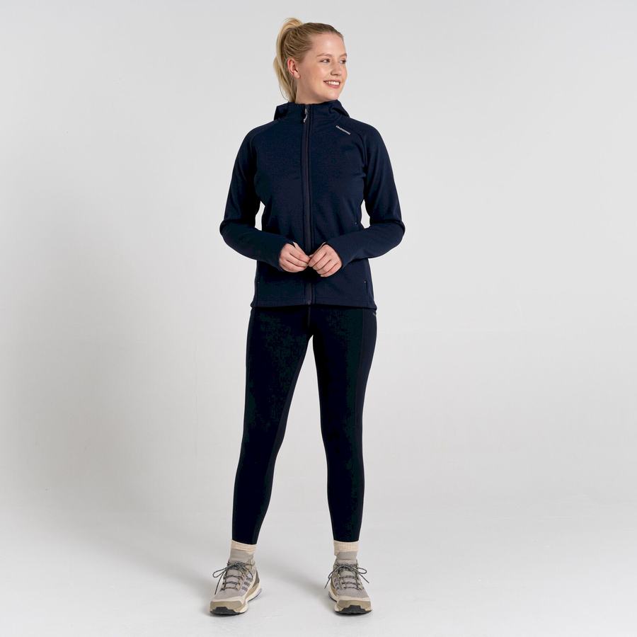 Chandails Craghoppers Dynamic Pro Encapuchonné Femme Bleu Bleu Marine | NWJ7988WE