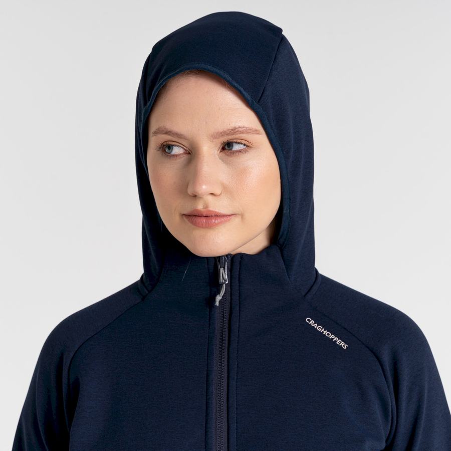 Chandails Craghoppers Dynamic Pro Encapuchonné Femme Bleu Bleu Marine | NWJ7988WE