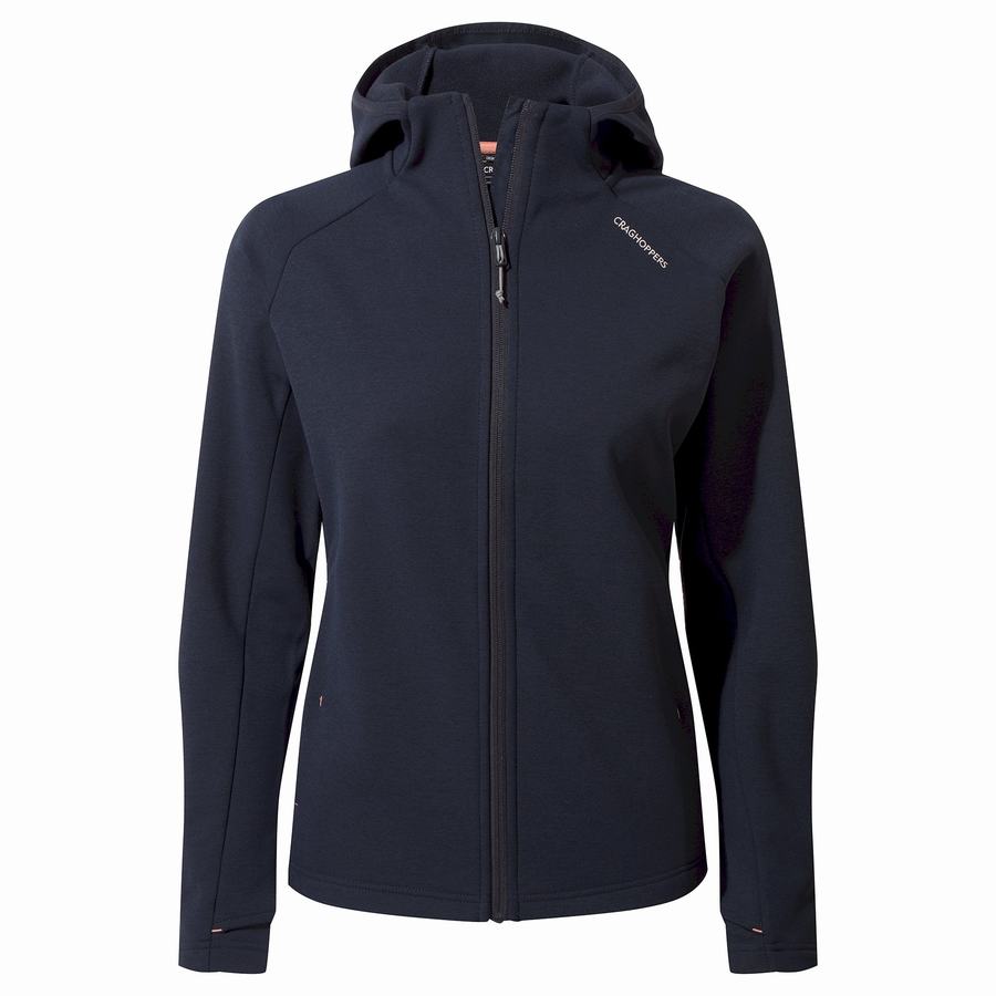 Chandails Craghoppers Dynamic Pro Encapuchonné Femme Bleu Bleu Marine | NWJ7988WE