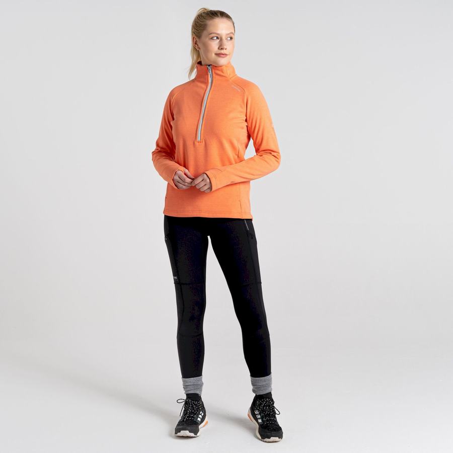Chandails Craghoppers Dynamic Pro Half Zip Femme Corail | ACK6574EK