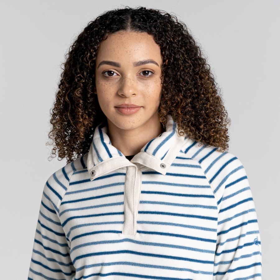 Chandails Craghoppers Ella Overhead Femme Bleu Stripes | VQO1211WK