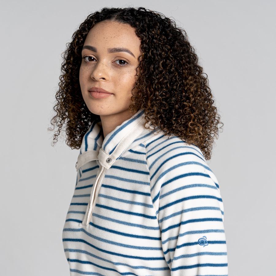 Chandails Craghoppers Ella Overhead Femme Bleu Stripes | VQO1211WK