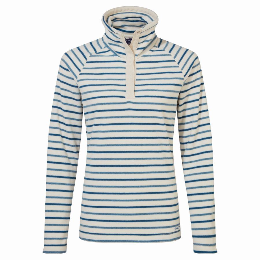 Chandails Craghoppers Ella Overhead Femme Bleu Stripes | VQO1211WK