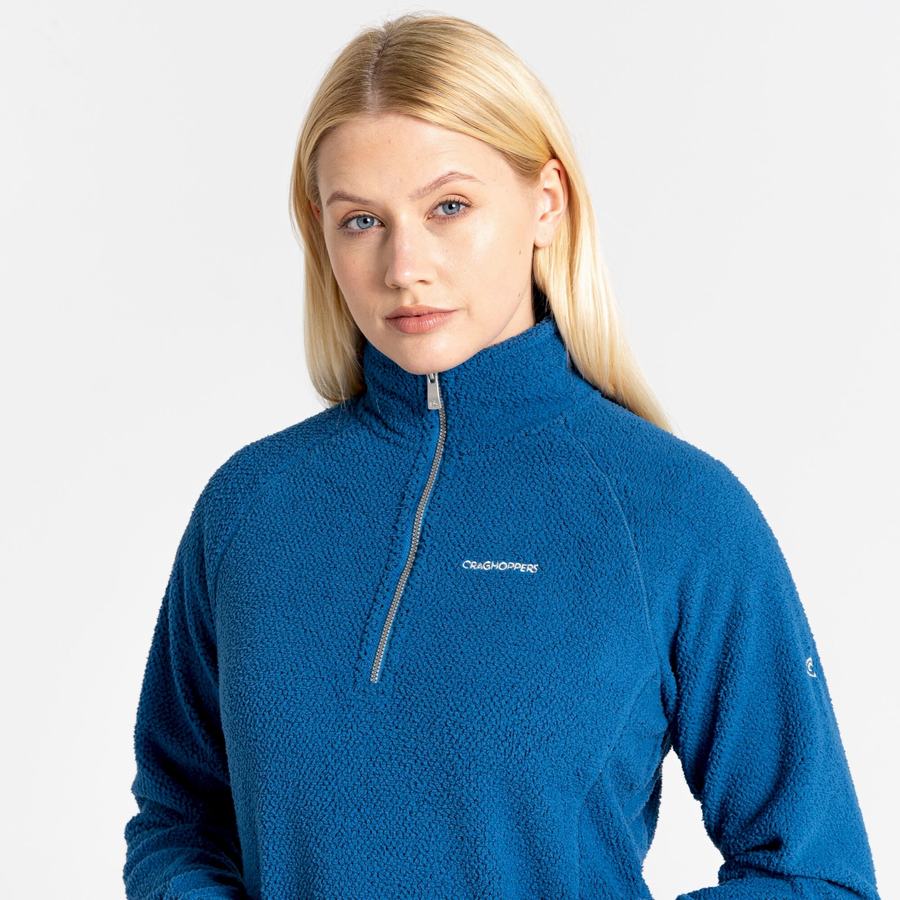 Chandails Craghoppers Lilian Half Zip Femme Bleu | HAM1325TL