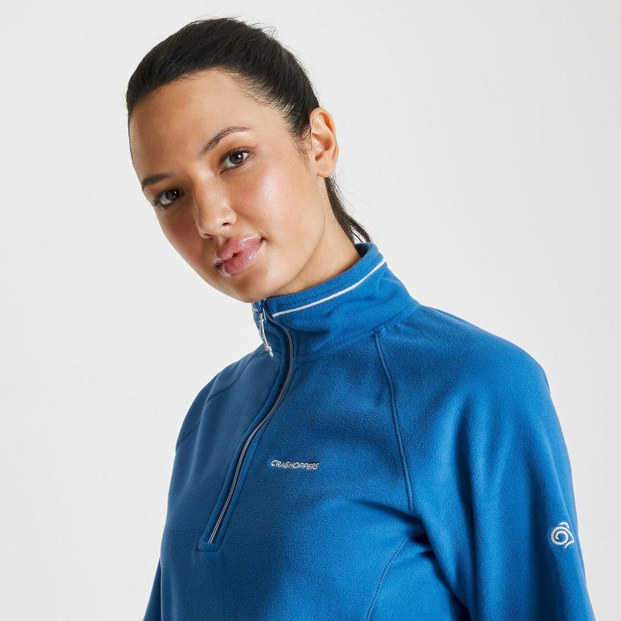 Chandails Craghoppers Miska Half Zip Femme Bleu | ATX6521ZF