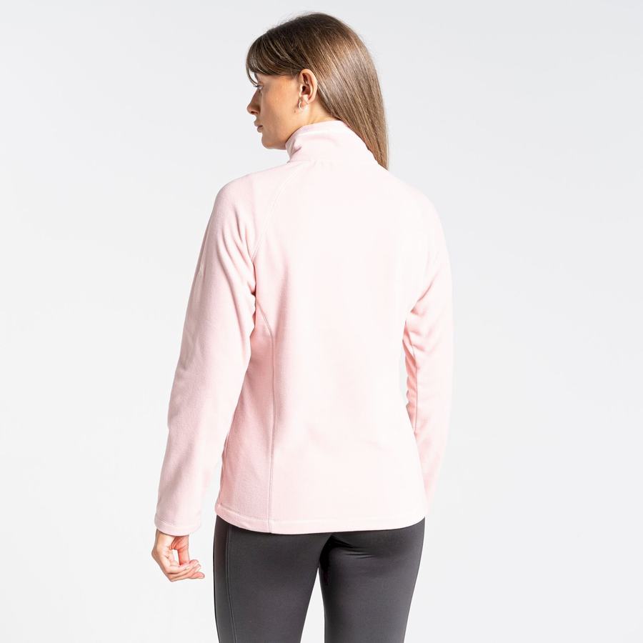 Chandails Craghoppers Miska Half Zip Femme Rose | ZHE9019WP