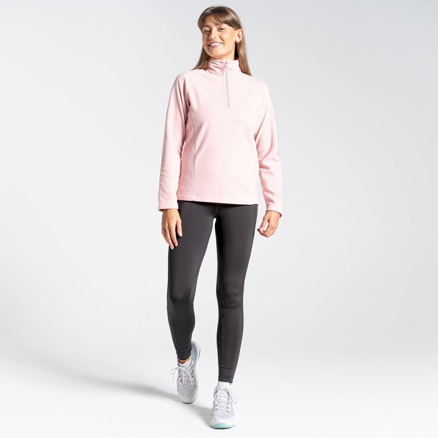 Chandails Craghoppers Miska Half Zip Femme Rose | ZHE9019WP
