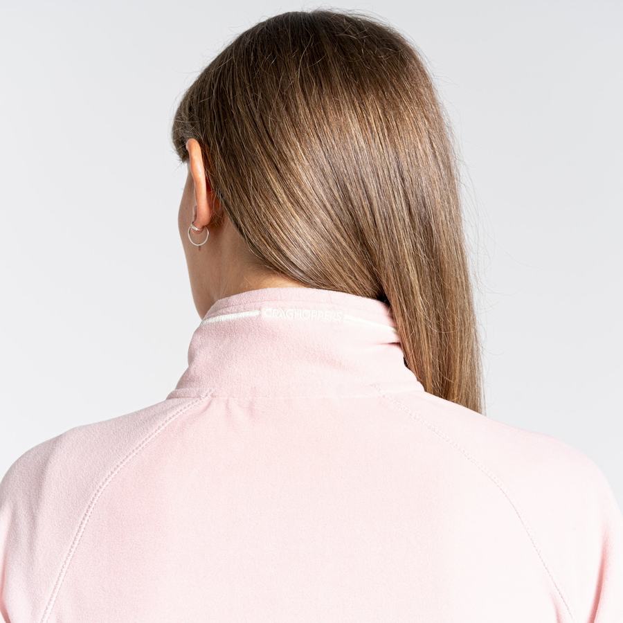 Chandails Craghoppers Miska Half Zip Femme Rose | ZHE9019WP