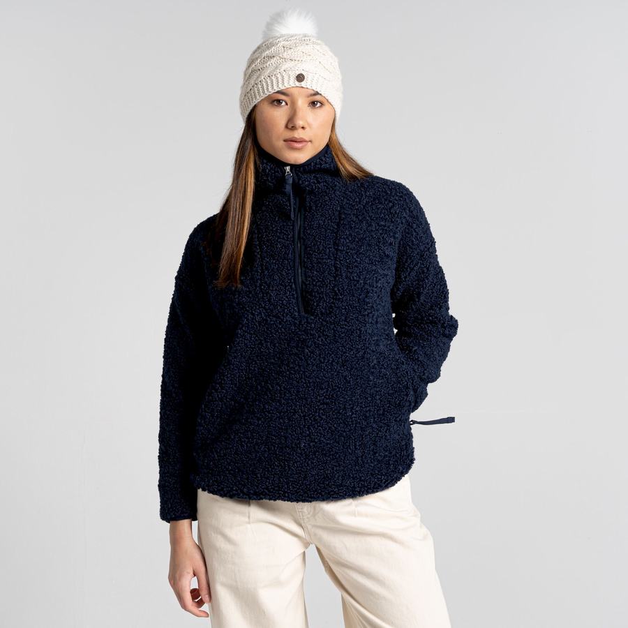 Chandails Craghoppers Orlena Half Zip Femme Bleu Bleu Marine | DXF6596DM