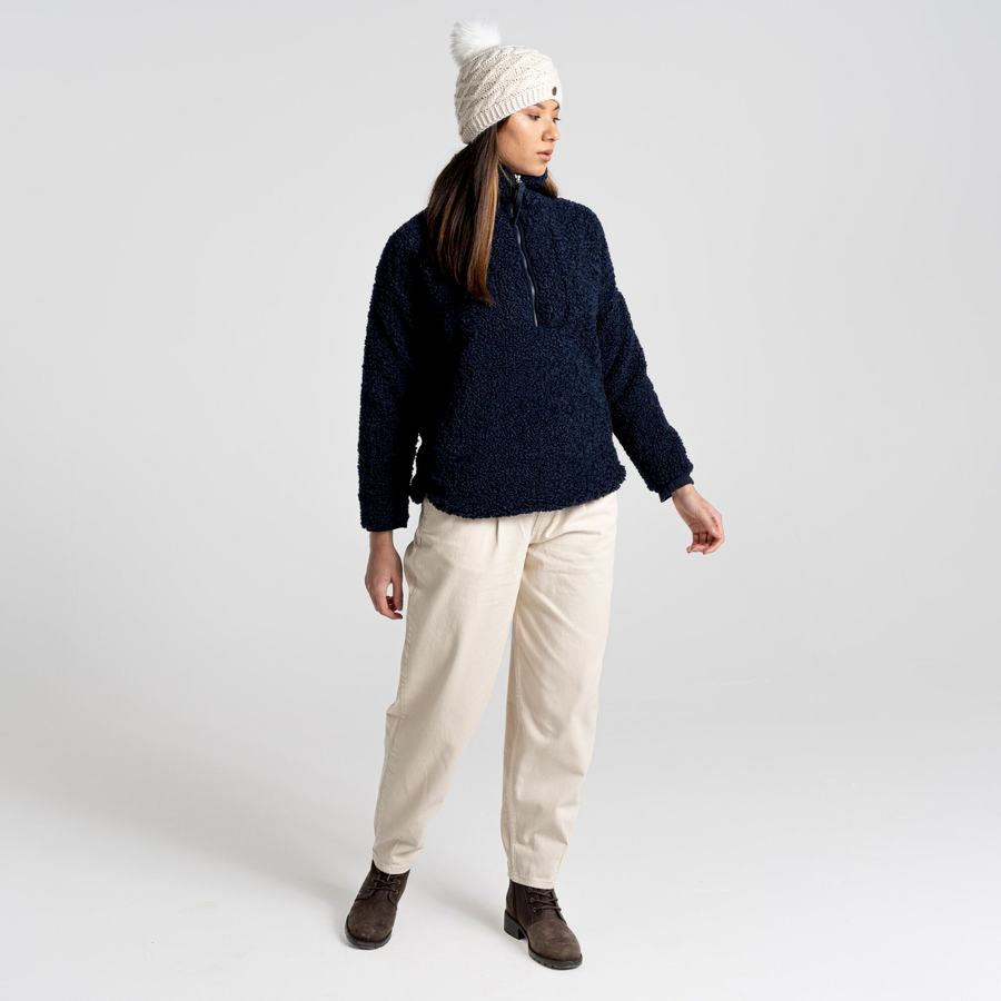 Chandails Craghoppers Orlena Half Zip Femme Bleu Bleu Marine | DXF6596DM