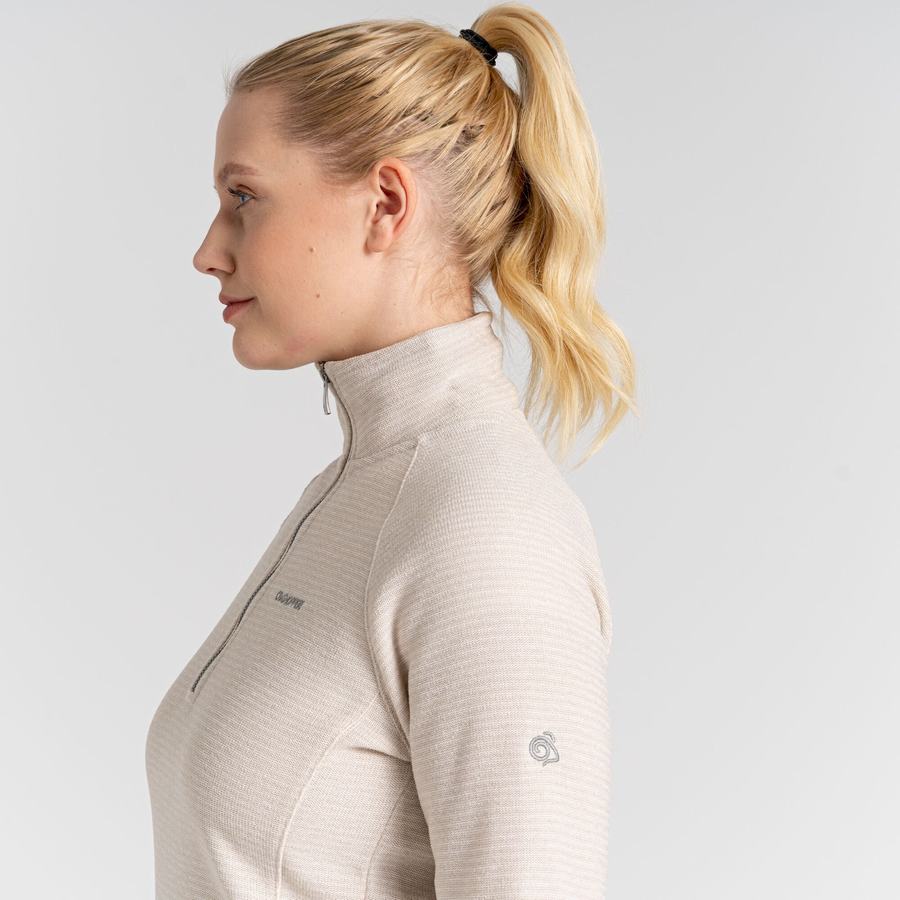 Chandails Craghoppers Pharah Half Zip Femme Blanche | RNN4114BU