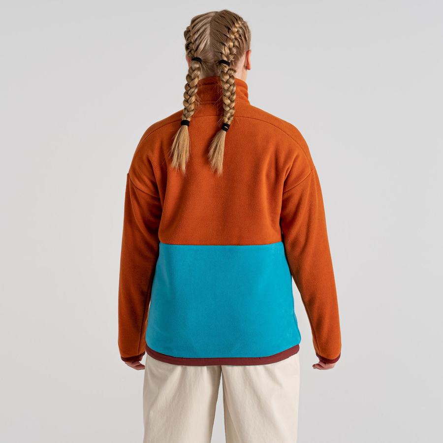 Chandails Craghoppers Spindle Half Zip Femme Bleu | HPF7497OO