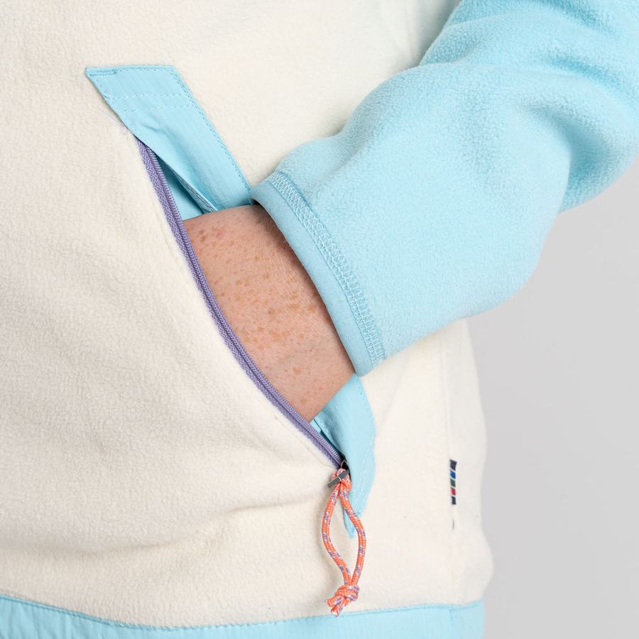 Chandails Craghoppers Spindle Half Zip Homme Turquoise Clair | RQC8358KP