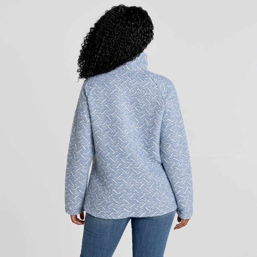 Chandails Craghoppers Talladale Half Zip Femme Bleu | VUG3535OG