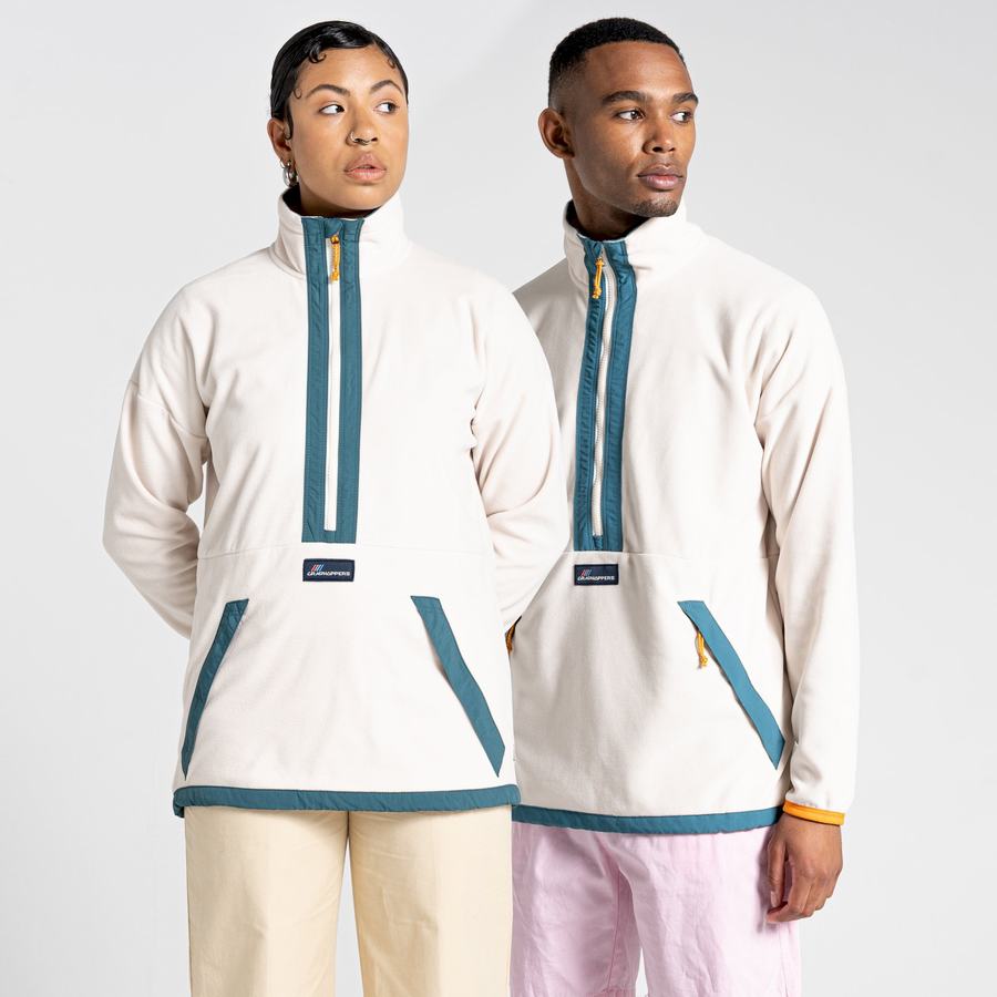 Chandails Craghoppers Welwood Half Zip Homme Blanche | MWR5577QV