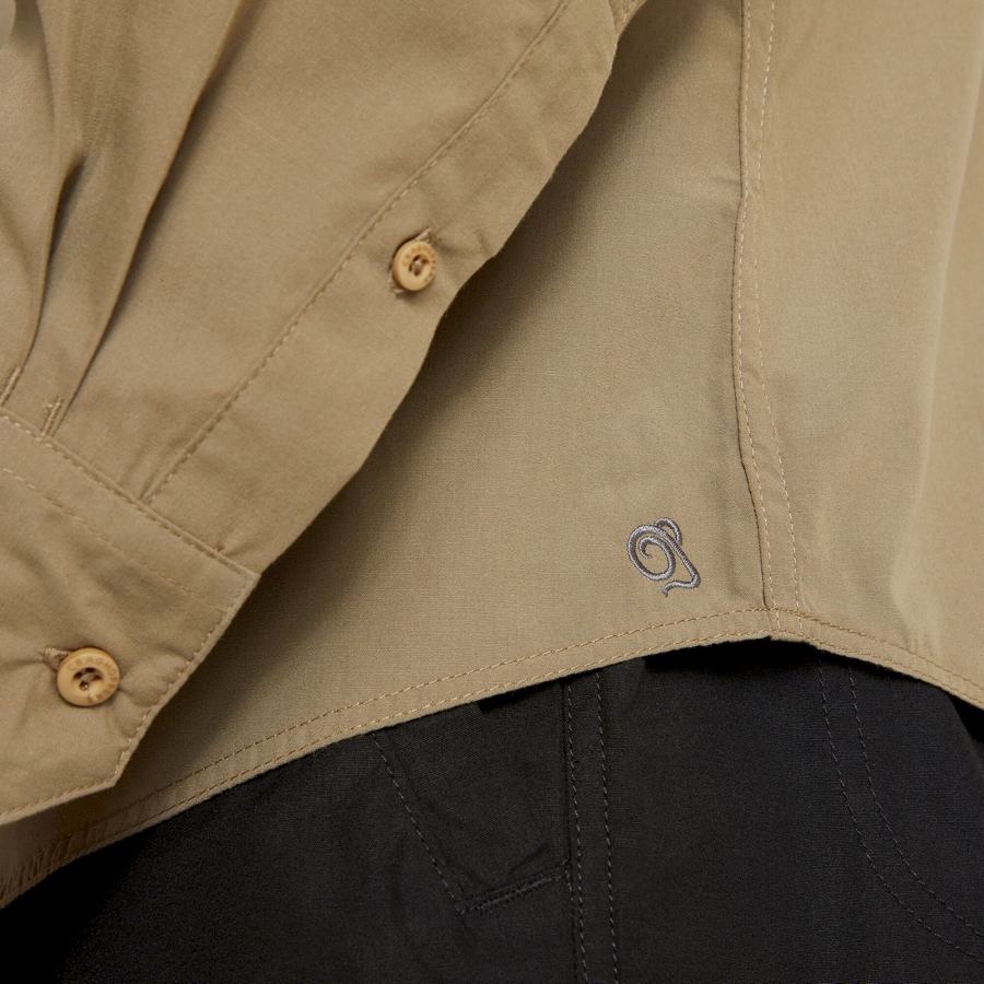 Chemises Craghoppers Expert Kiwi Long Sleeved Homme Vert | DZZ4877YZ