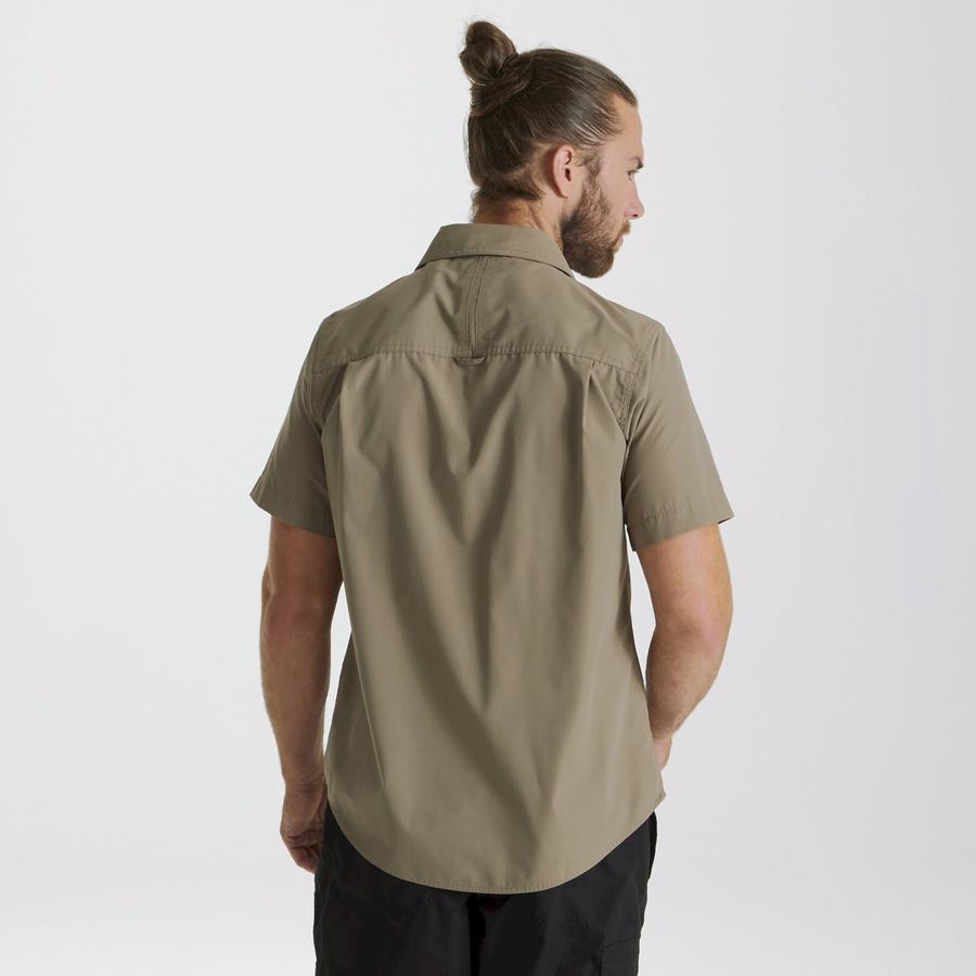 Chemises Craghoppers Kiwi Corta Sleeved Homme Vert Foncé | LJL80100JH