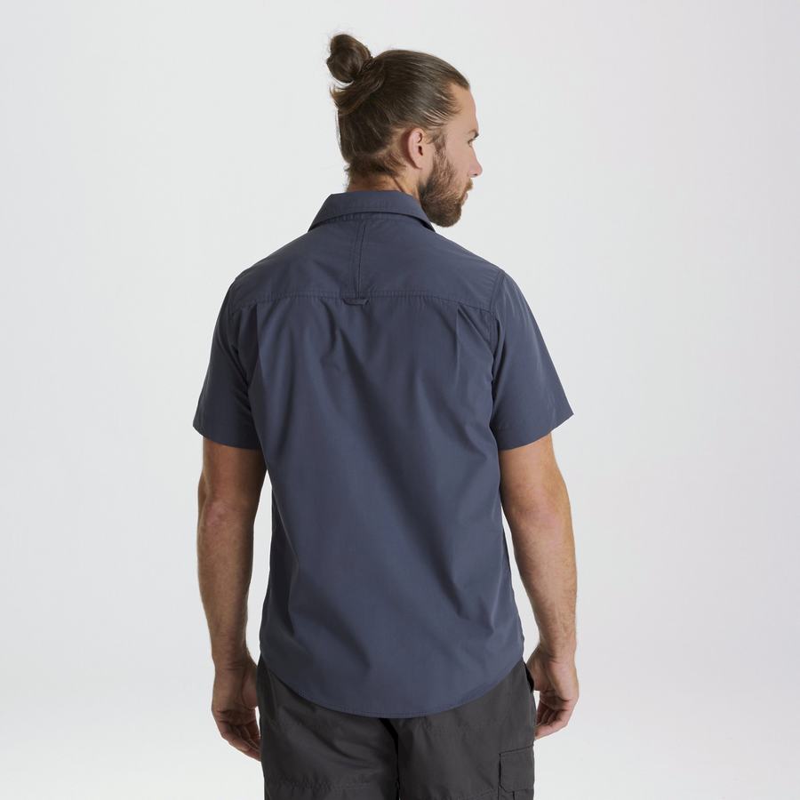 Chemises Craghoppers Kiwi Corta Sleeved Homme Bleu | XCF2715UY