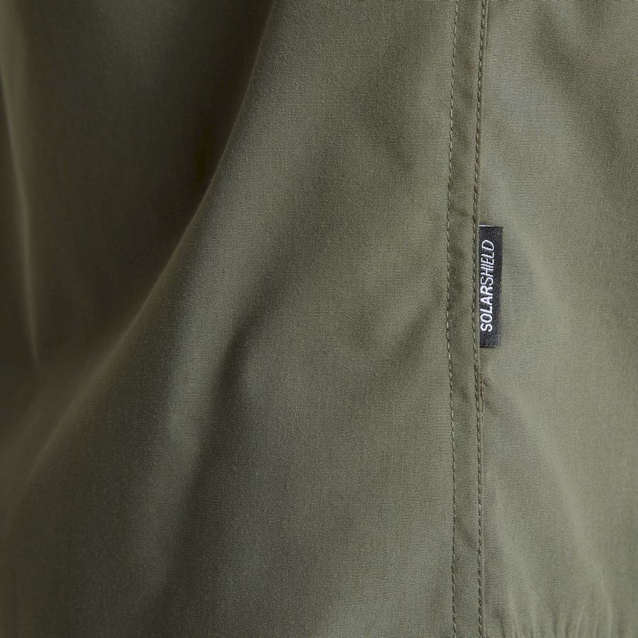 Chemises Craghoppers Kiwi Long Sleeved Homme Vert Foncé | PZD6556GH