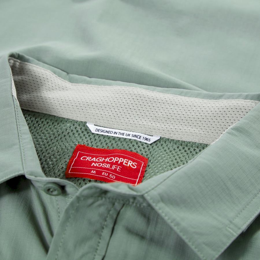 Chemises Craghoppers NosiLife Adventure II Corta Sleeved Homme Vert Olive | OUU263JE