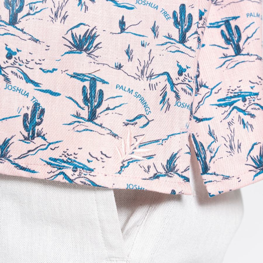 Chemises Craghoppers Nosibotanical Hula Corta Sleeved Homme Rose | IDI8446LI
