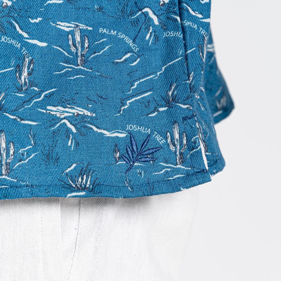 Chemises Craghoppers Nosibotanical Hula Corta Sleeved Homme Bleu Marine Bleu | YUG4680PQ