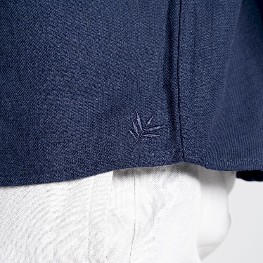 Chemises Craghoppers Nosibotanical Lagarto Long Sleeved Homme Bleu Bleu Marine | PSO1828WJ