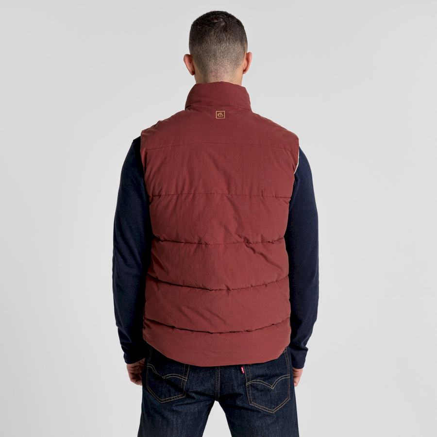 Gilet Craghoppers Dunbeath Vest Homme Rouge | AFI674ZW