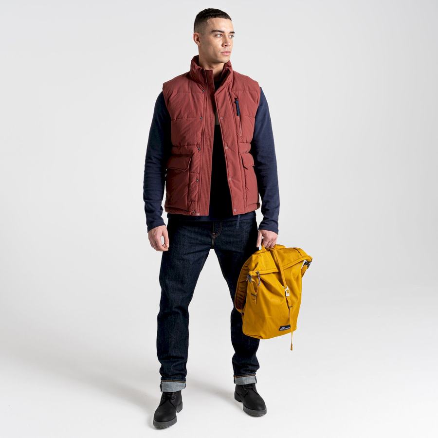 Gilet Craghoppers Dunbeath Vest Homme Rouge | AFI674ZW