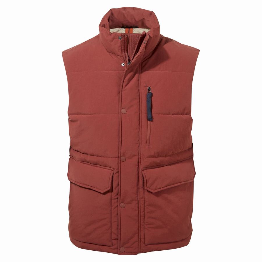 Gilet Craghoppers Dunbeath Vest Homme Rouge | AFI674ZW