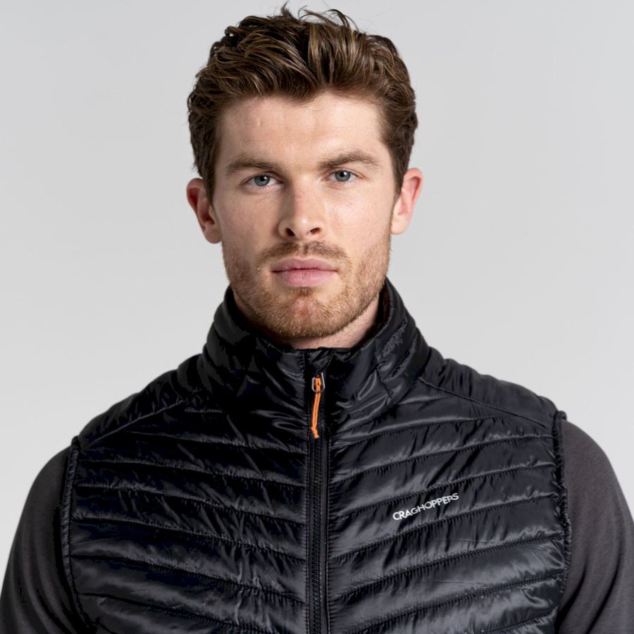 Gilet Craghoppers ExpoLite Insulated Vest Homme Noir | YTQ3914SI