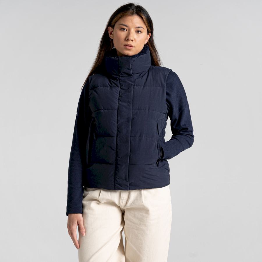 Gilet Craghoppers Langley Femme Bleu Bleu Marine | FIF1438CL