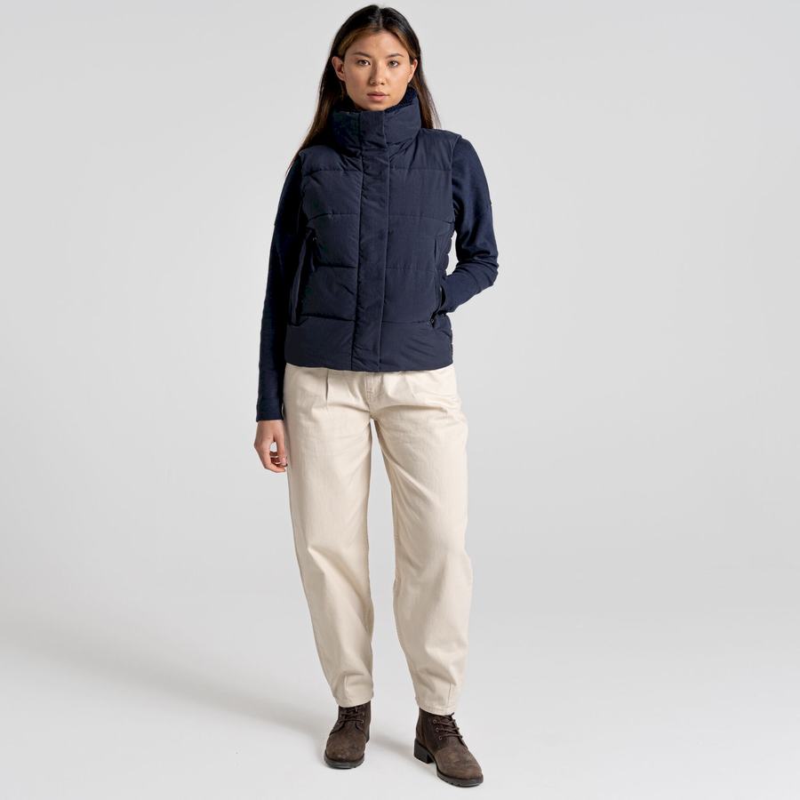 Gilet Craghoppers Langley Femme Bleu Bleu Marine | FIF1438CL
