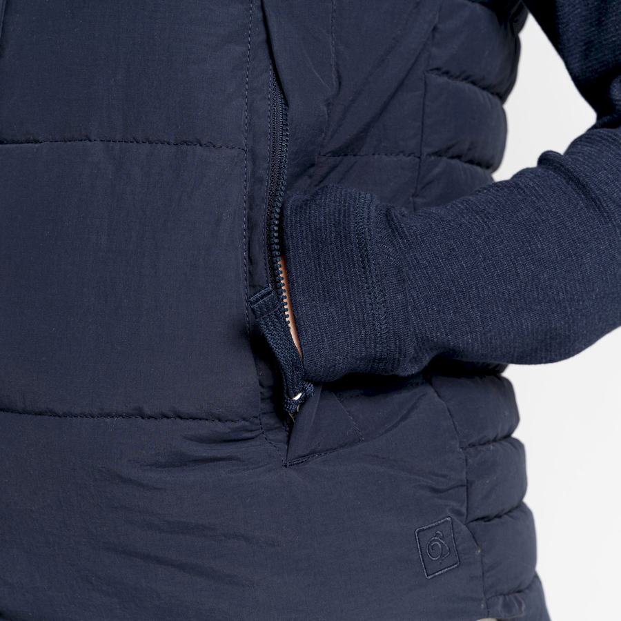 Gilet Craghoppers Langley Femme Bleu Bleu Marine | FIF1438CL