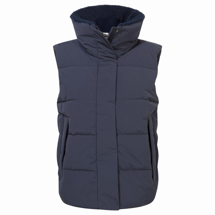 Gilet Craghoppers Langley Femme Bleu Bleu Marine | FIF1438CL