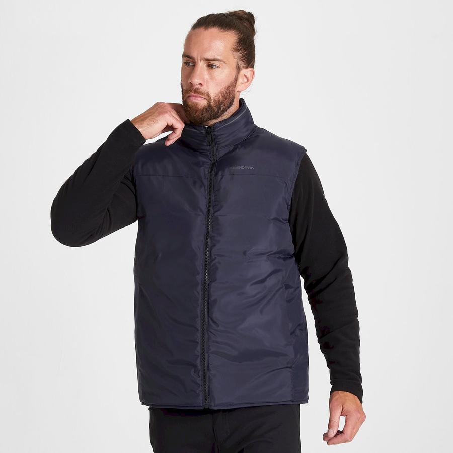 Gilet Craghoppers Trillick Downlike Homme Bleu Marine Bleu | SQD2363LS