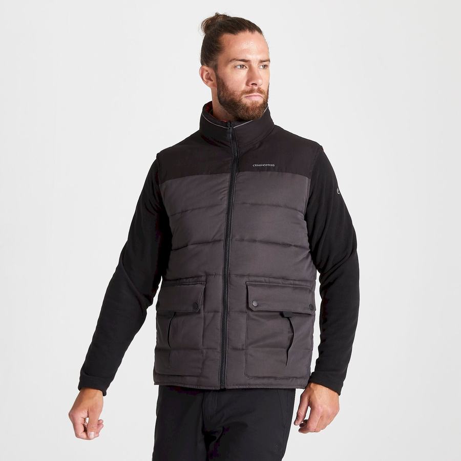 Gilet Craghoppers Trillick Downlike Homme Noir | UXL2719QM