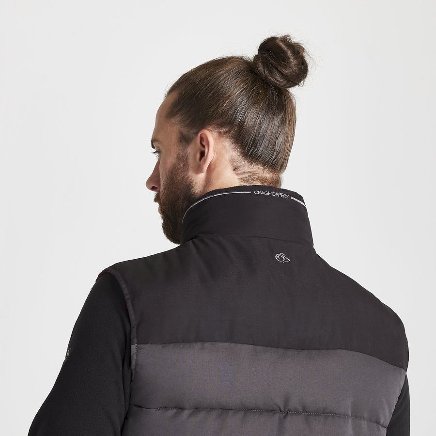 Gilet Craghoppers Trillick Downlike Homme Noir | UXL2719QM