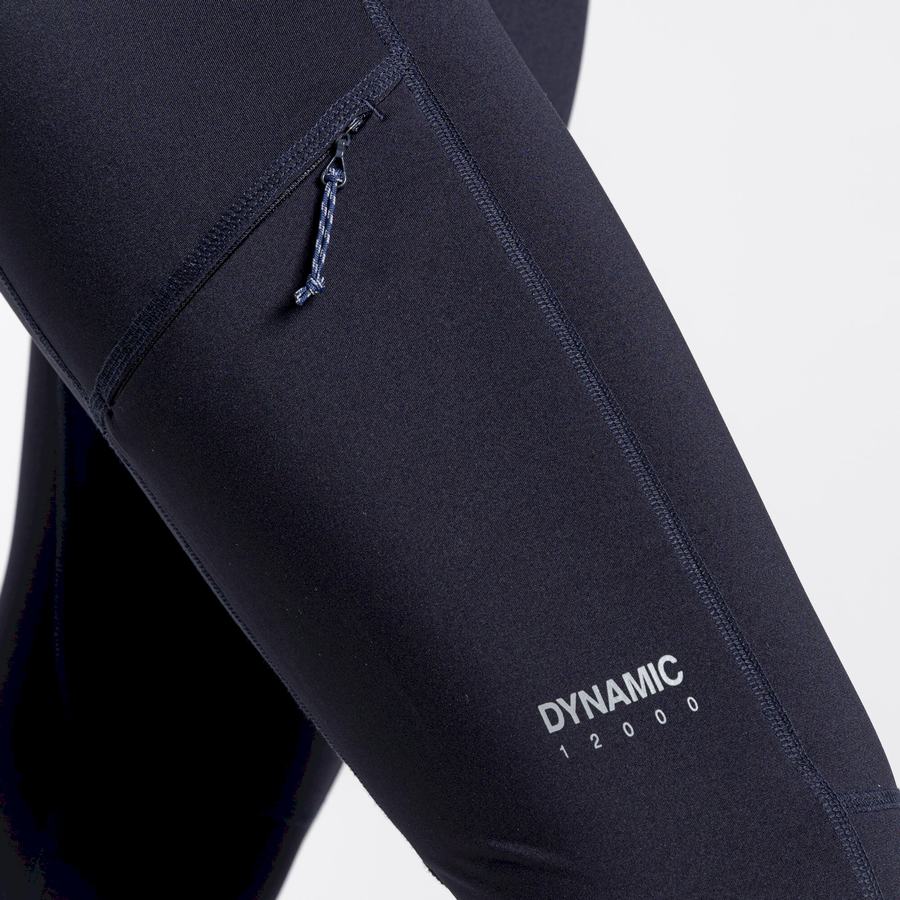 Leggings Craghoppers Dynamic Cropped Femme Bleu Marine | SGD1121LA
