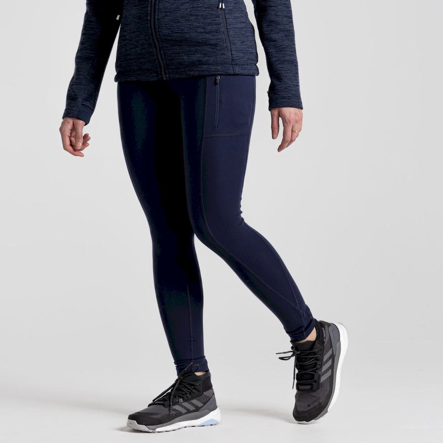 Leggings Craghoppers Kiwi Pro Femme Bleu Bleu Marine | NBM7310JK