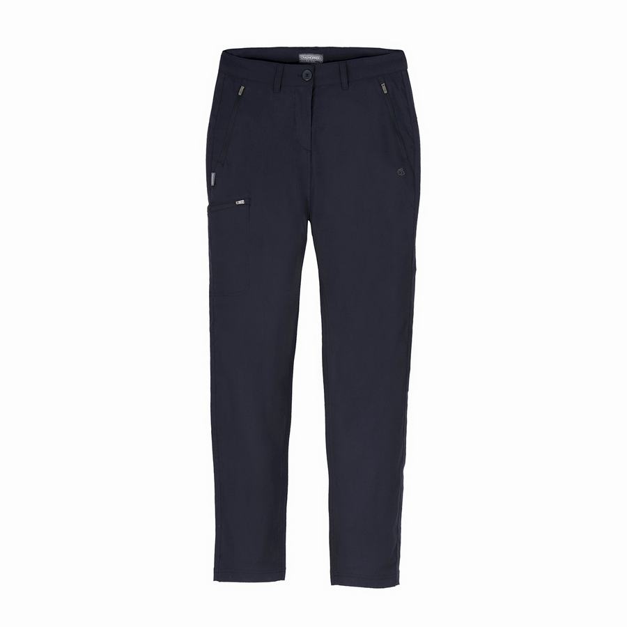 Pantalons Craghoppers Expert Kiwi Pro Stretch Femme Bleu Marine | SBG6956ZI