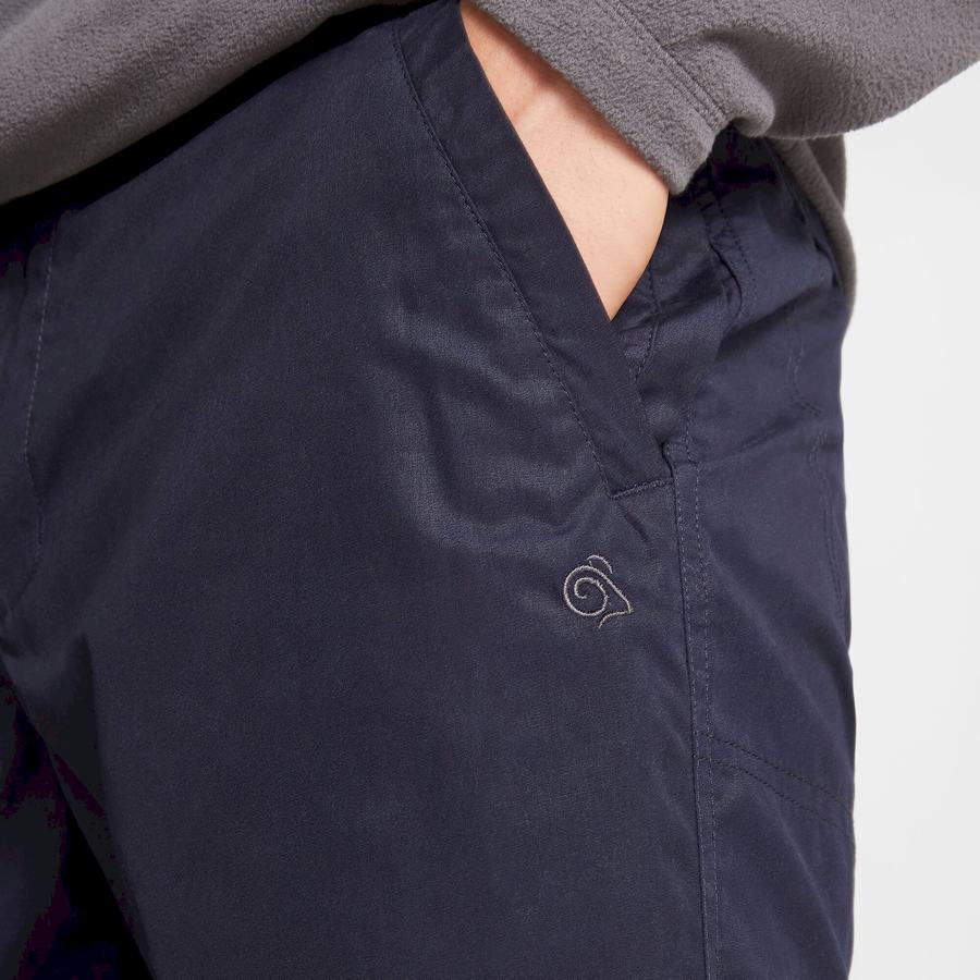 Pantalons Craghoppers Expert Kiwi Tailored Homme Bleu Marine | MNV7952IE