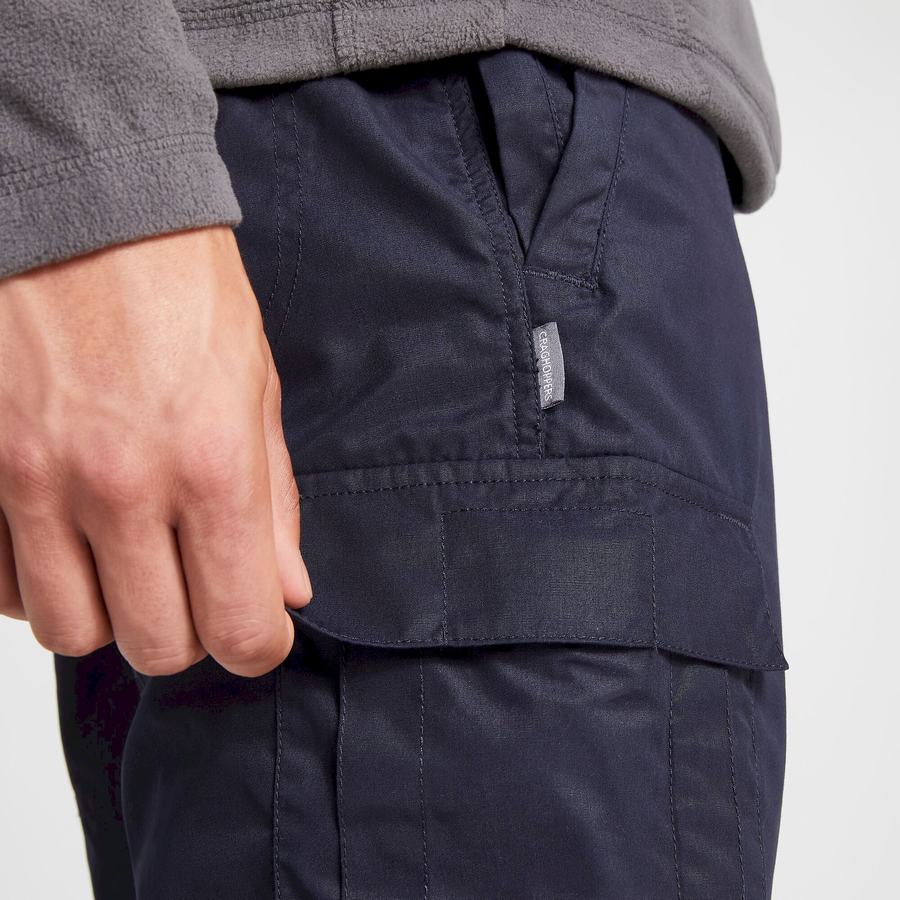 Pantalons Craghoppers Expert Kiwi Tailored Homme Bleu Marine | MNV7952IE