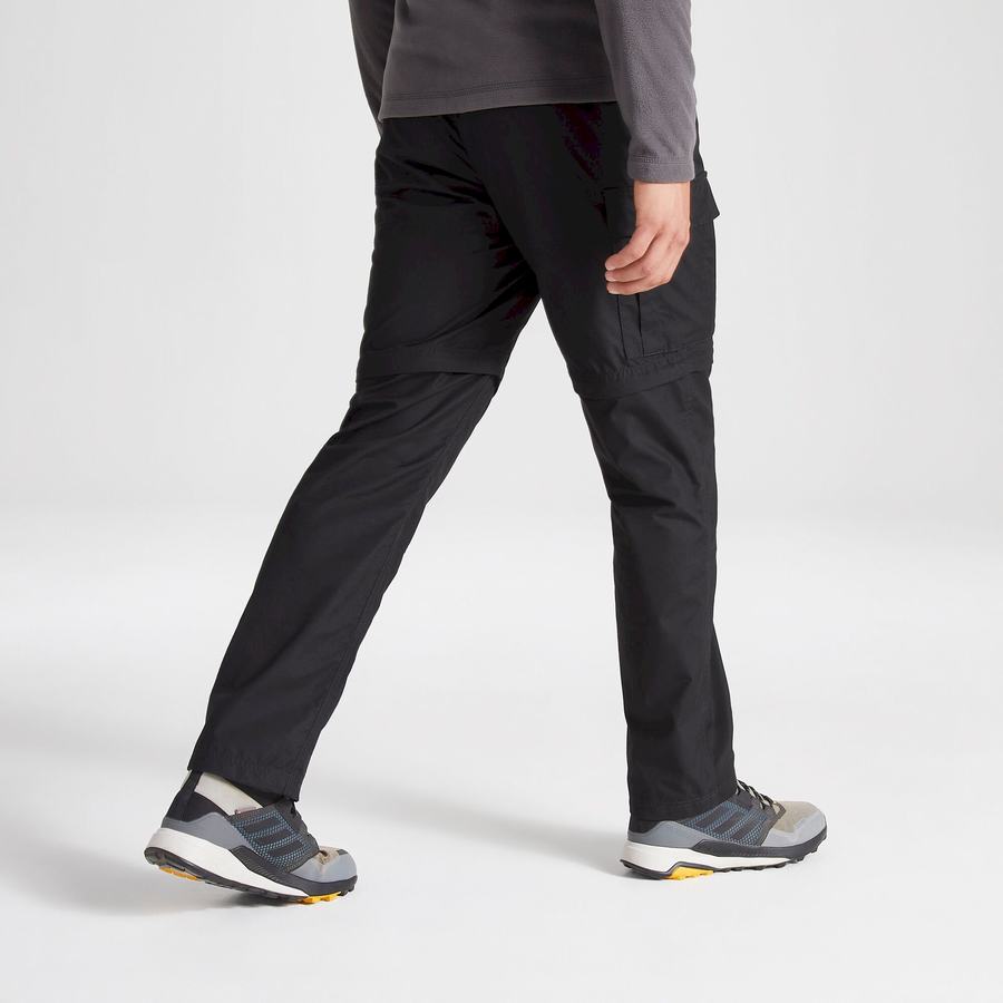 Pantalons Craghoppers Expert Kiwi Tailored Homme Noir | XSP1747YV